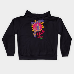 Fela Kuti's 'Zombie' Album Tribute: Psychedelic Afrobeat Illustration Kids Hoodie